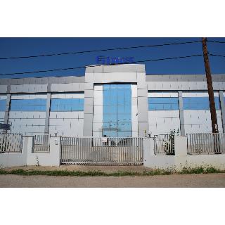 Κατασκευή μεταλλικού βιομηχανικού κτιρίου της βιομηχανίας επαγγελματικών ψυγείων GINOX Α.Ε.