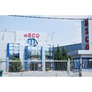 Κατασκευή μεταλλικού βιομηχανικού κτιρίου της βιομηχανίας ASCO.