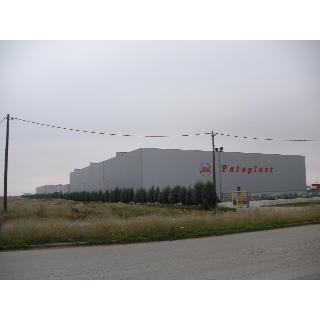 Κατασκευή βιομηχανικού μεταλλικού κτιρίου της βιομηχανίας PALAPLAST Α.Ε.