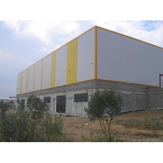 Κατασκευή βιομηαχανικού μεταλλικού κτιρίου STANCOLAC.